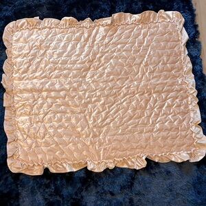 Levtex Baby Pink Velour Quilt, baby’s blush pink duvet cover, infant bedding